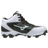 Baseball Cleats * | Mizuno 9-Spike Advanced Franchise 9 Mid Youth Molded Baseball Cleats Outlet