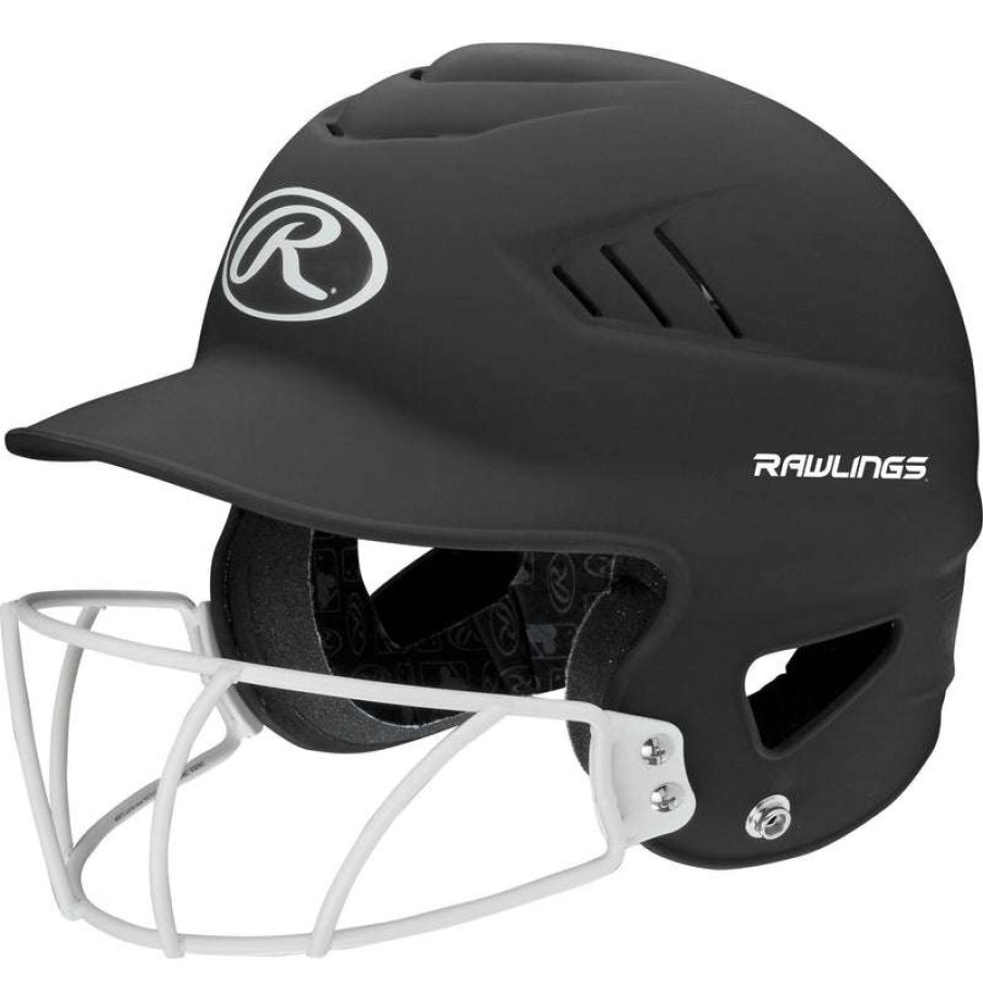 Protective Gear * | Rawlings Coolflo Highlighter Baseball Batting Helmet With Mask Outlet