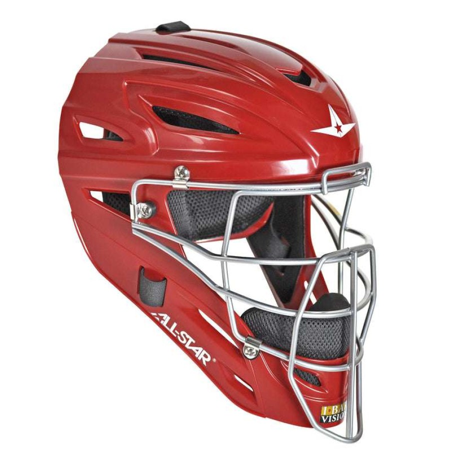 Catcher'S Equipment * | All Star System 7 Solid Catcher'S Helmet Online