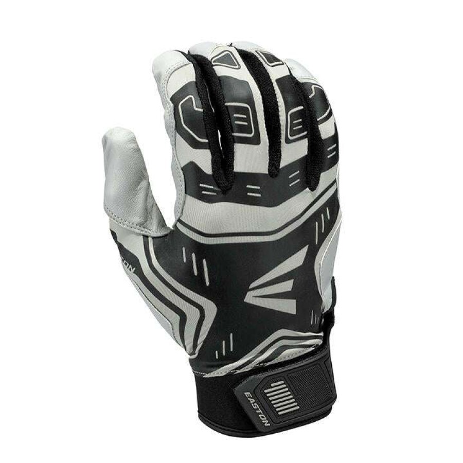 Batting Gloves * | Easton Vrs Power Boost Batting Gloves Grey/Black Online