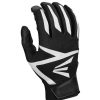 Batting Gloves * | Easton Z3 Hyperskin Youth Baseball Batting Gloves Black / Black Discount