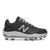 Baseball Cleats * | New Balance 3000 V5 Men'S Low-Cut Molded Baseball Cleats Black/White Online