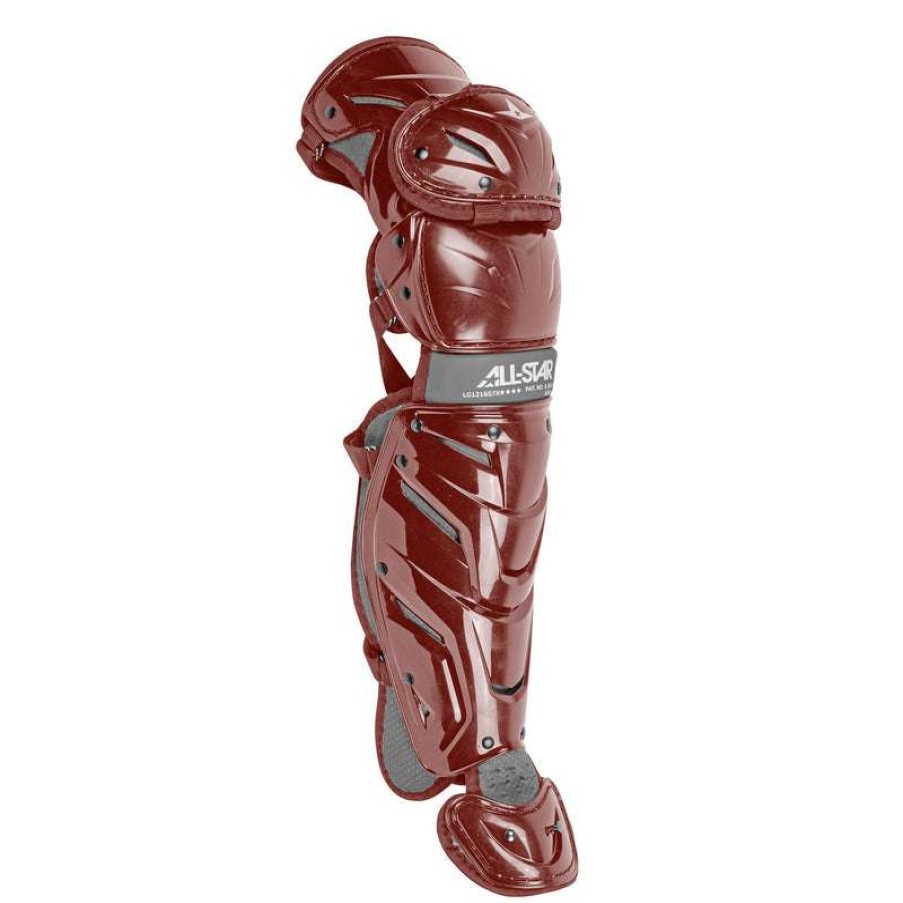 Catcher'S Equipment * | All Star System 7 Axis 14.5 Catcher'S Leg Guards Online