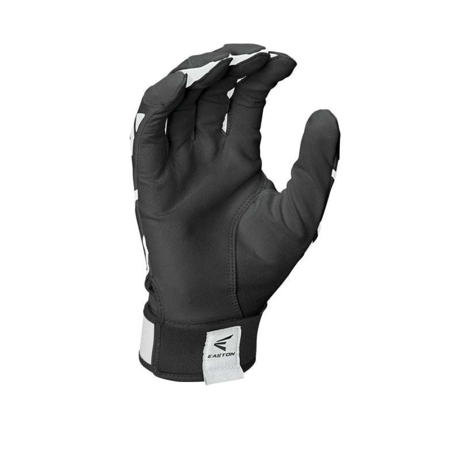 Batting Gloves * | Easton Gametime Youth Baseball Batting Gloves Black / Black Online