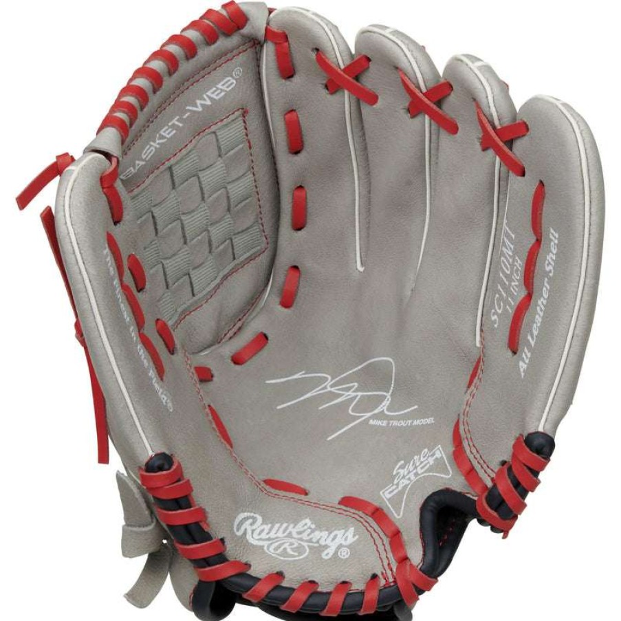 Gloves & Mitts * | Rawlings Sure Catch Mike Trout Signature 11 Youth Baseball Glove Online