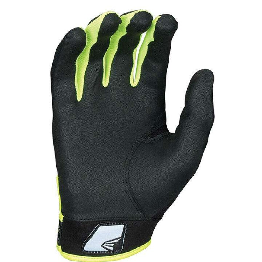 Batting Gloves * | Easton Hf3 Hyperskin Women'S Fastpitch Batting Gloves Black / Optic Yellow Discount