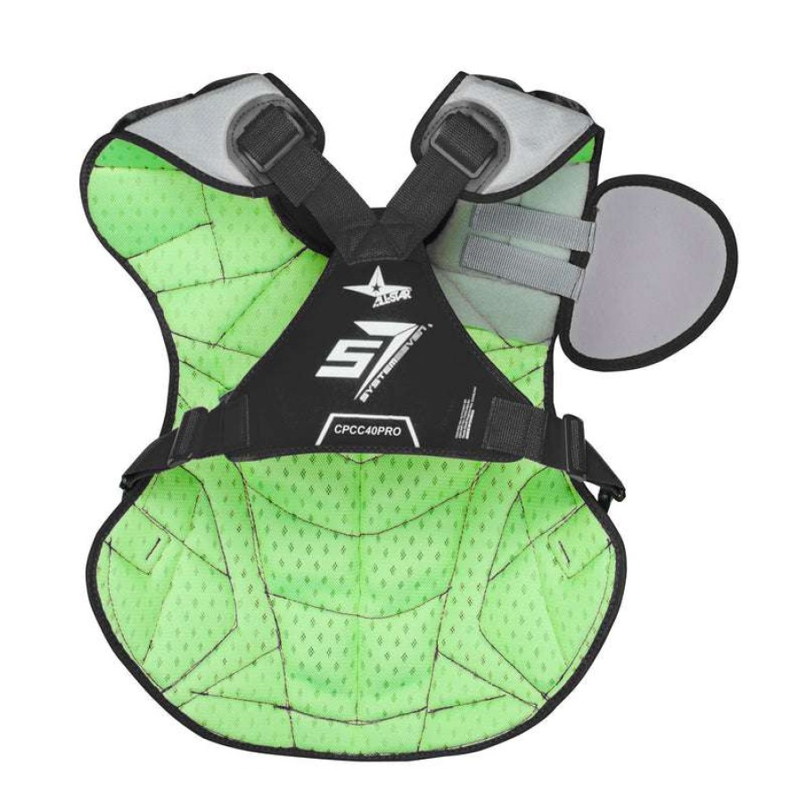 Catcher'S Equipment * | All Star System 7 Axis 16.5 Catcher'S Chest Protector Outlet