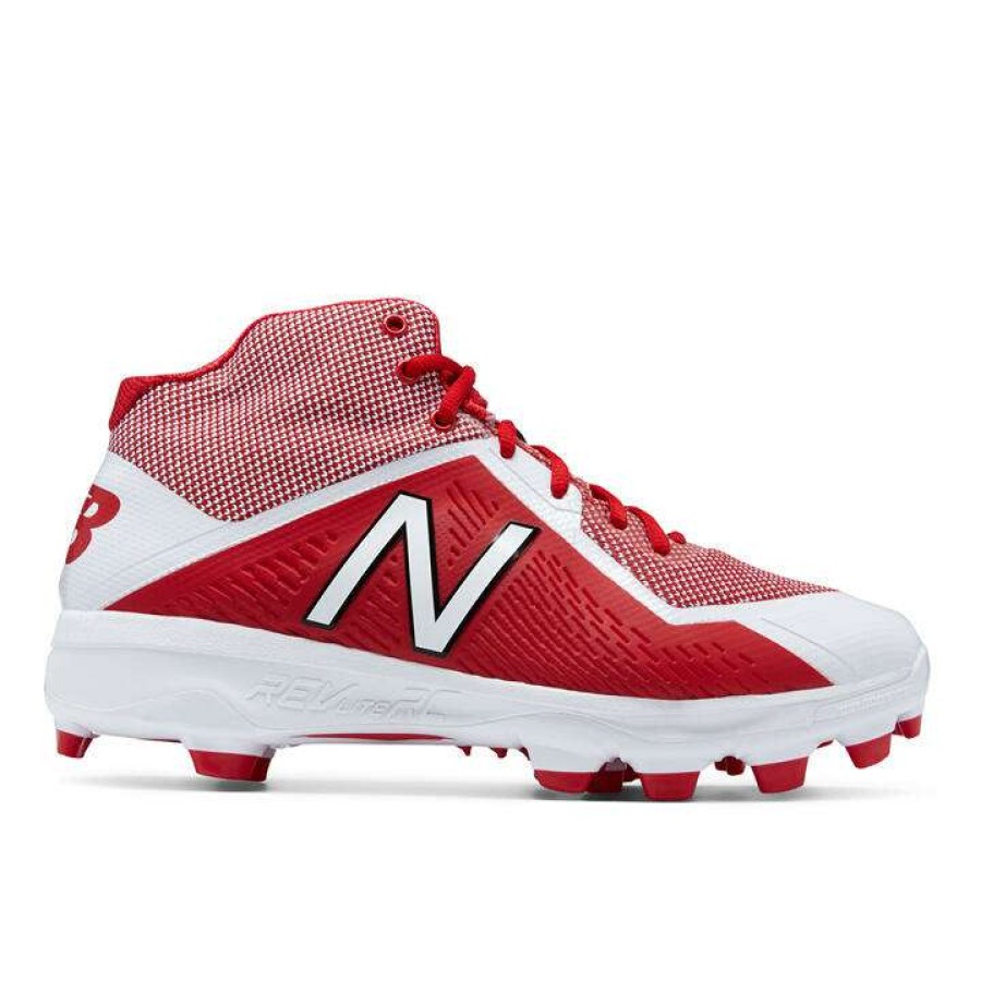 Baseball Cleats * | New Balance Pm4040V4 Mid-Cut Men'S Tpu Baseball Cleats Width 2E Outlet