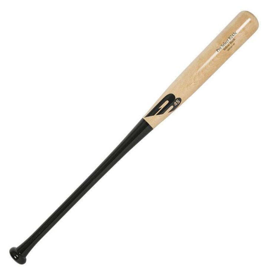 Baseball Socks * | B45 Pro Select Yellow Birch Wood Baseball Bat Outlet