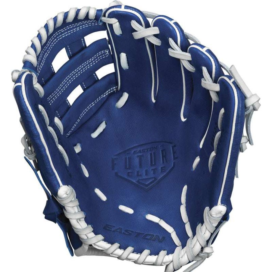 Gloves & Mitts * | Easton Future Elite H-Web 11 Baseball Glove Royal/White Outlet