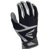 Batting Gloves * | Easton Z7 Vrs Hyperskin Baseball Batting Gloves Grey / Black Discount