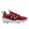 Baseball Cleats * | New Balance Comp V3 Men'S Tpu Baseball Cleats Red/White Discount