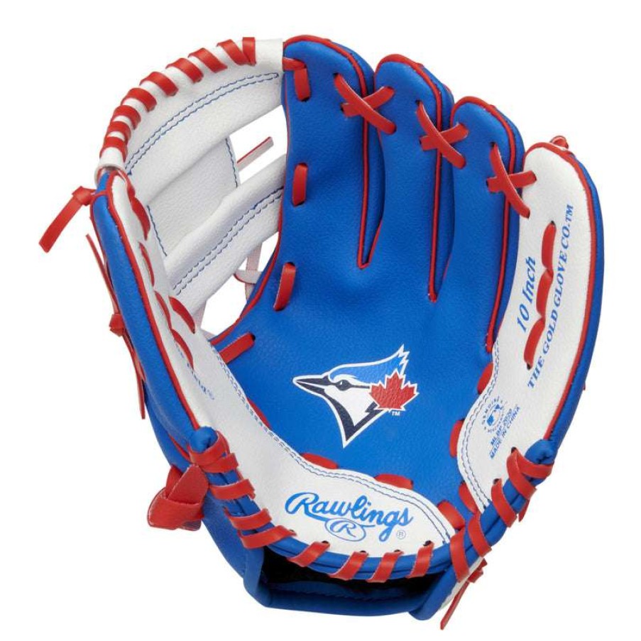 Gloves & Mitts * | Rawlings Blue Jays Team Logo 10 Baseball Glove Outlet