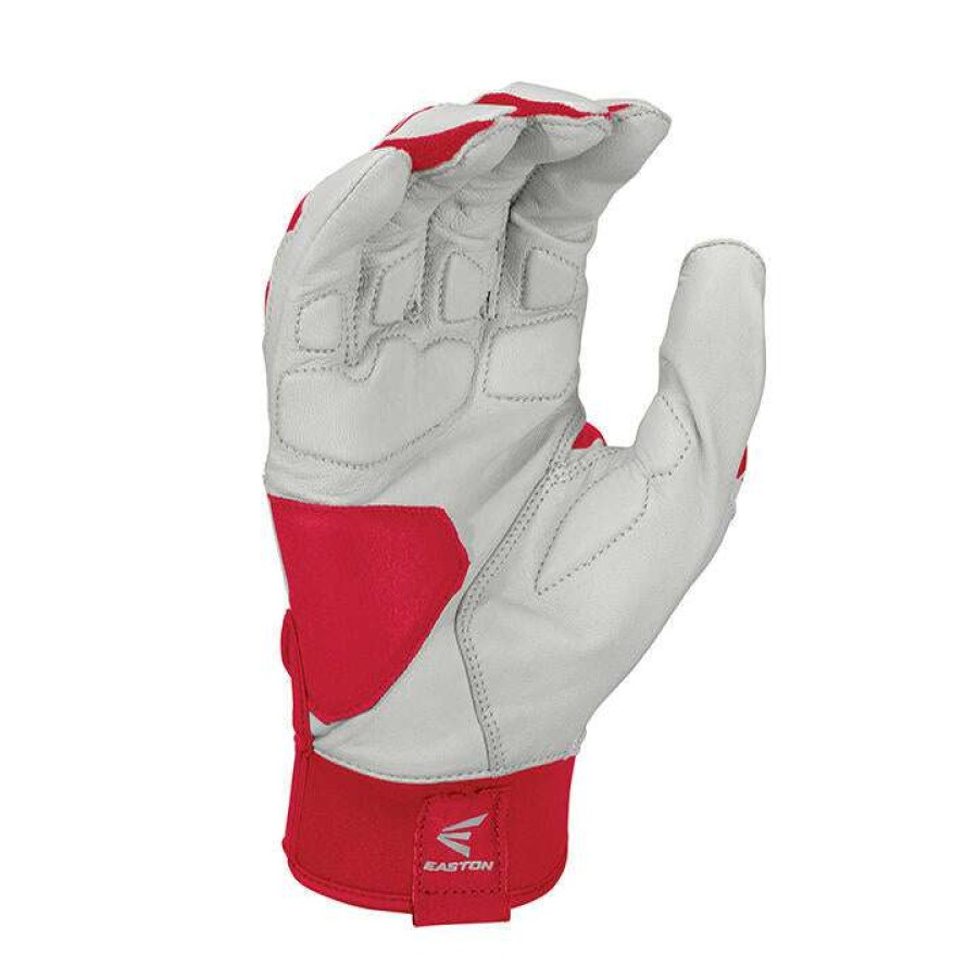 Batting Gloves * | Easton Vrs Power Boost Batting Gloves Grey/Red Discount