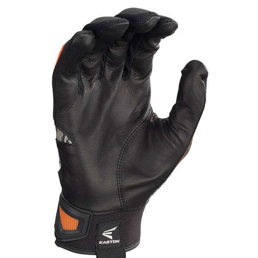 Batting Gloves * | Easton Z7 Hyperskin Baseball Batting Gloves Black / Realtree Online