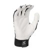 Batting Gloves * | Easton Walk Off Power Leverage Batting Gloves White/Black Outlet