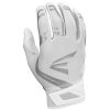 Batting Gloves * | Easton Zf7 Vrs Hyperskin Women'S Fastpitch Batting Gloves White / White Online