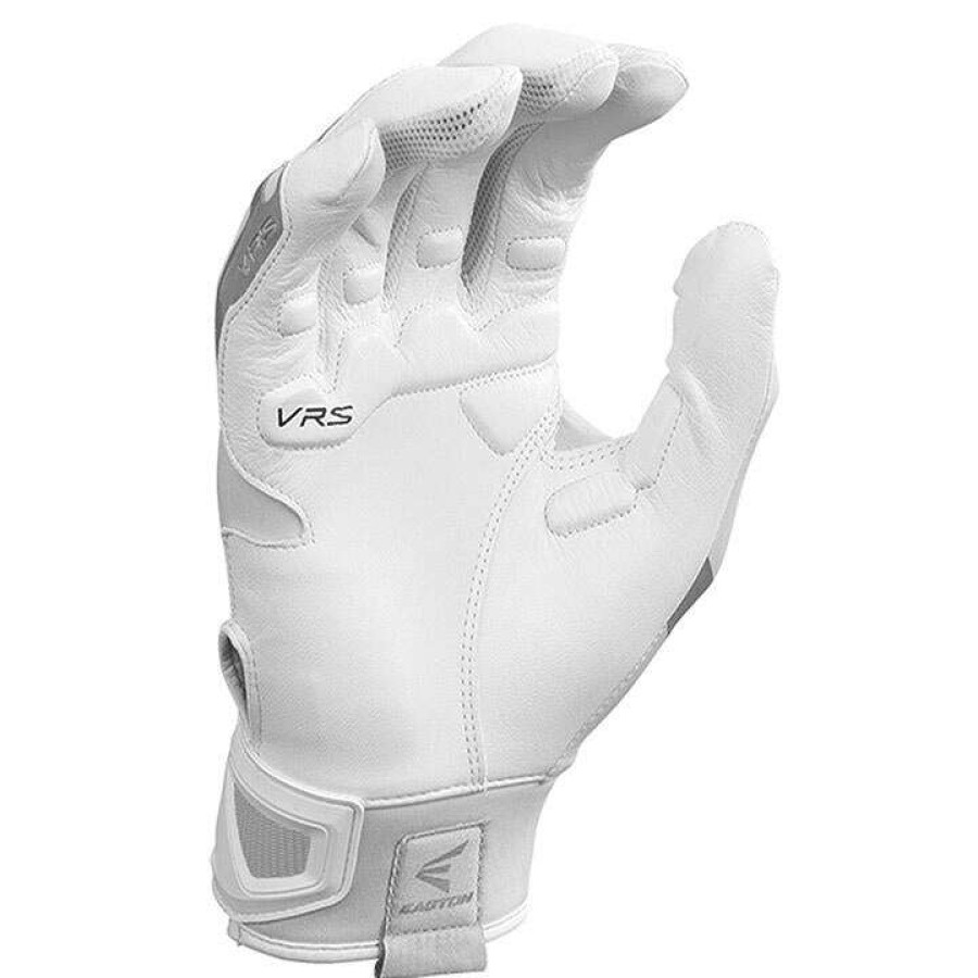 Batting Gloves * | Easton Zf7 Vrs Hyperskin Women'S Fastpitch Batting Gloves White / White Online