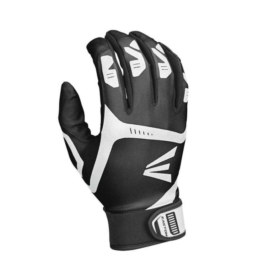 Batting Gloves * | Easton Gametime Baseball Batting Gloves Black/Black Online