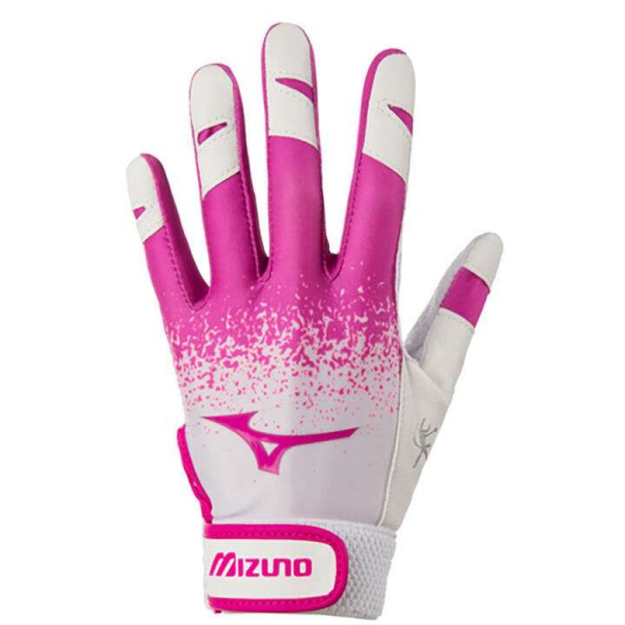 Batting Gloves * | Mizuno Finch Youth Baseball Batting Gloves Outlet